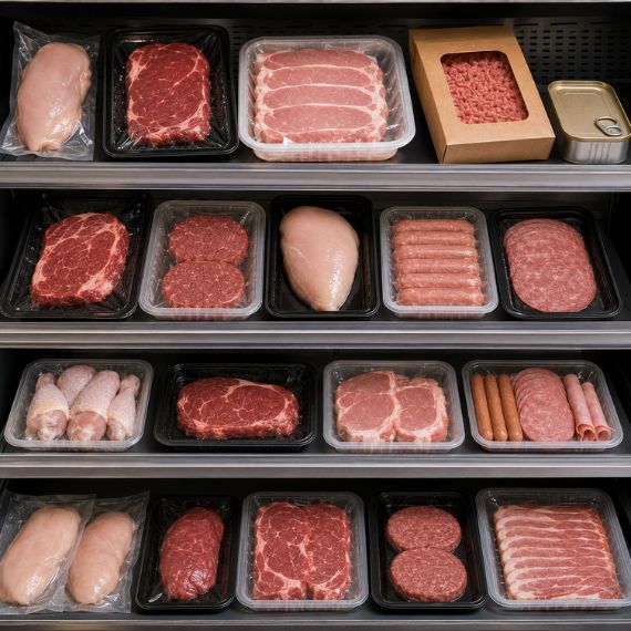 Meat Packaging Market and Forecast to 2031 - Analysis by Material Type (Polyethylene, PET, EVOH and Other Barrier Plastics, Polyvinyl Chloride and Polypropylene, Paper and Paperboard, Metal), Packaging Technology, Meat Type, and Geography